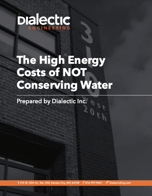 The High Energy Costs of Not Conserving Water