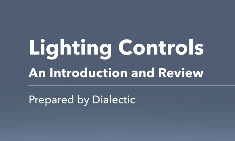 Lighting Controls An Introduction and Review